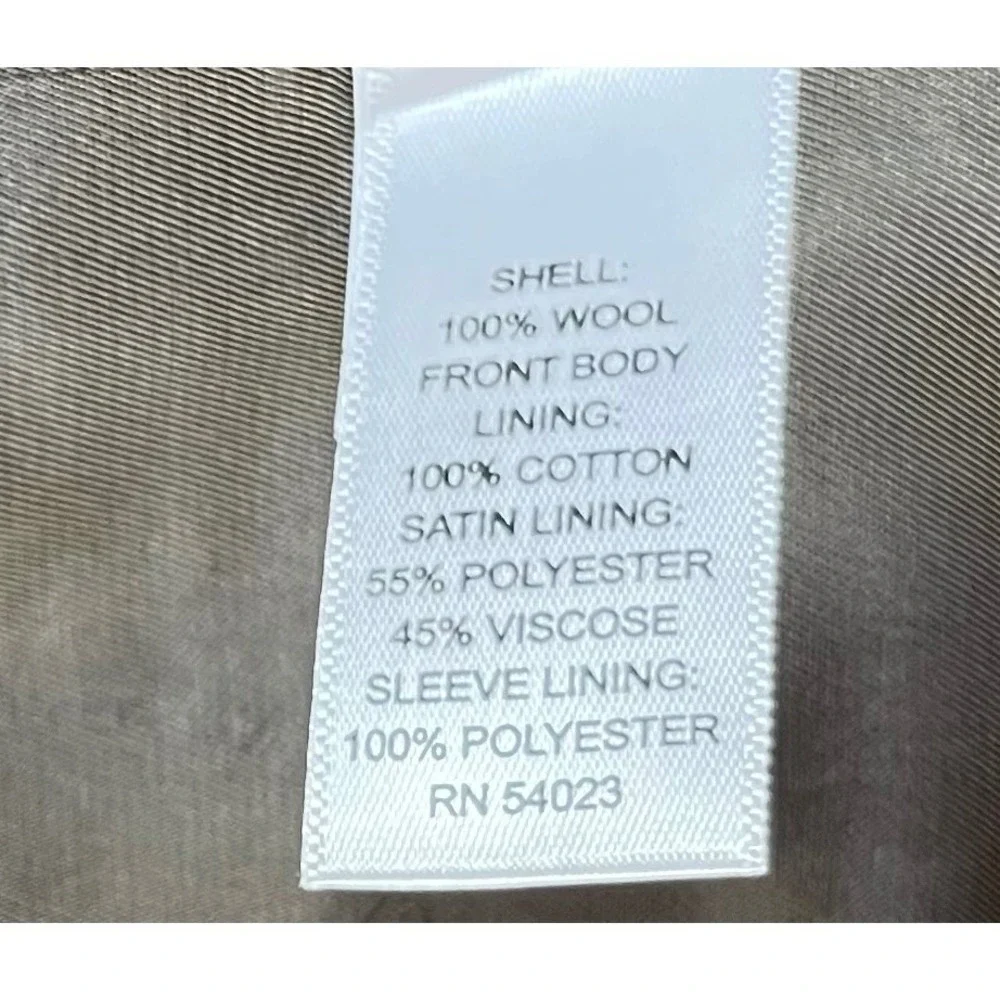 Banana Republic Mens 44R Modern Fit‎ 100% Wool Blazer Brown Sport Coat